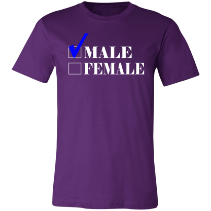 Checkmark Male Jersey Short-Sleeve T-Shirt - T-Shirts Team Purple / S Real Domain Streetwear Real Domain Streetwear