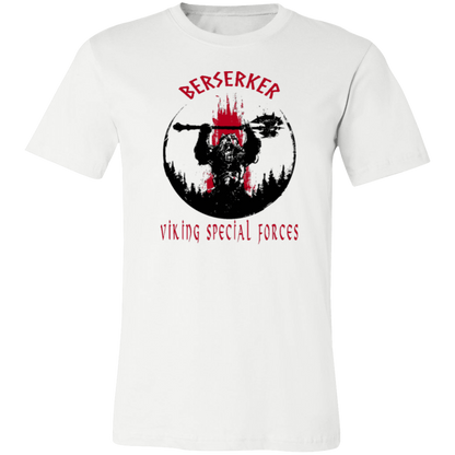 Berserker Viking Special Forces Jersey Short-Sleeve T-Shirt - T-Shirts White / M Real Domain Streetwear Real Domain Streetwear