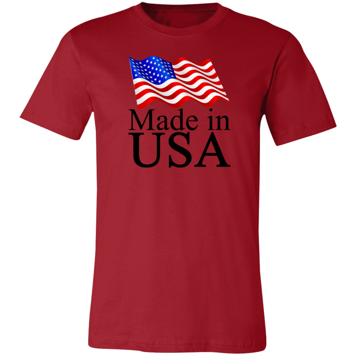Made in USA Jersey Short-Sleeve T-Shirt - T-Shirts White / M Real Domain Streetwear Real Domain Streetwear