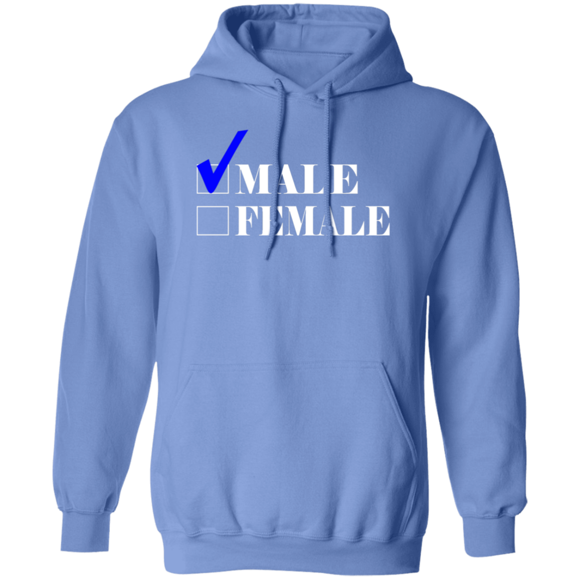 Male Checkmark Pullover Hoodie