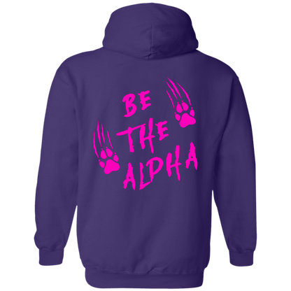 Be the Alpha Women's Pink Performance Pullover Hoodie - Hoodies White / M Real Domain Streetwear Real Domain Streetwear