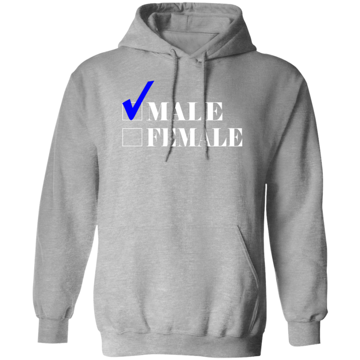 Male Checkmark Pullover Hoodie