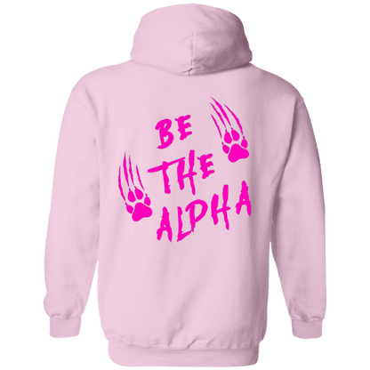 Be the Alpha Women's Pink Performance Pullover Hoodie - Hoodies White / M Real Domain Streetwear Real Domain Streetwear