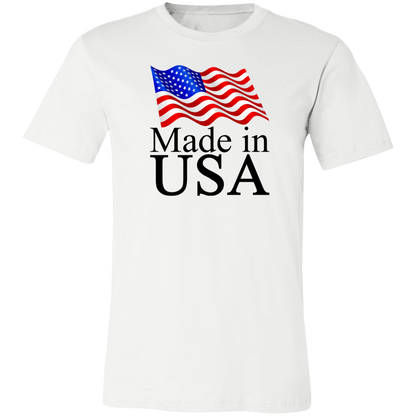 Made in USA Jersey Short-Sleeve T-Shirt - T-Shirts White / M Real Domain Streetwear Real Domain Streetwear