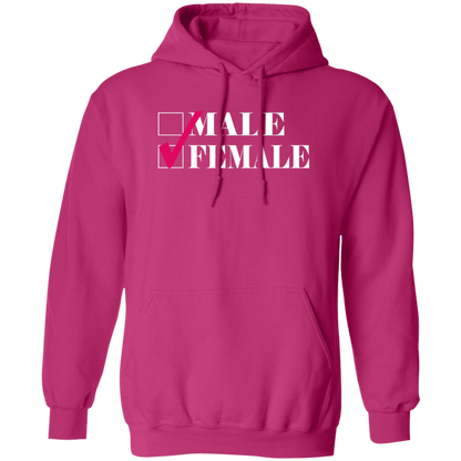 Woman Checkmark Pullover Hoodie