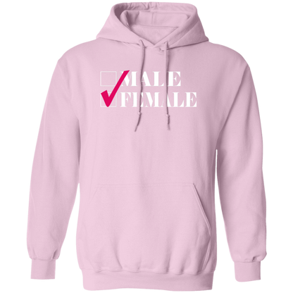 Woman Checkmark Pullover Hoodie
