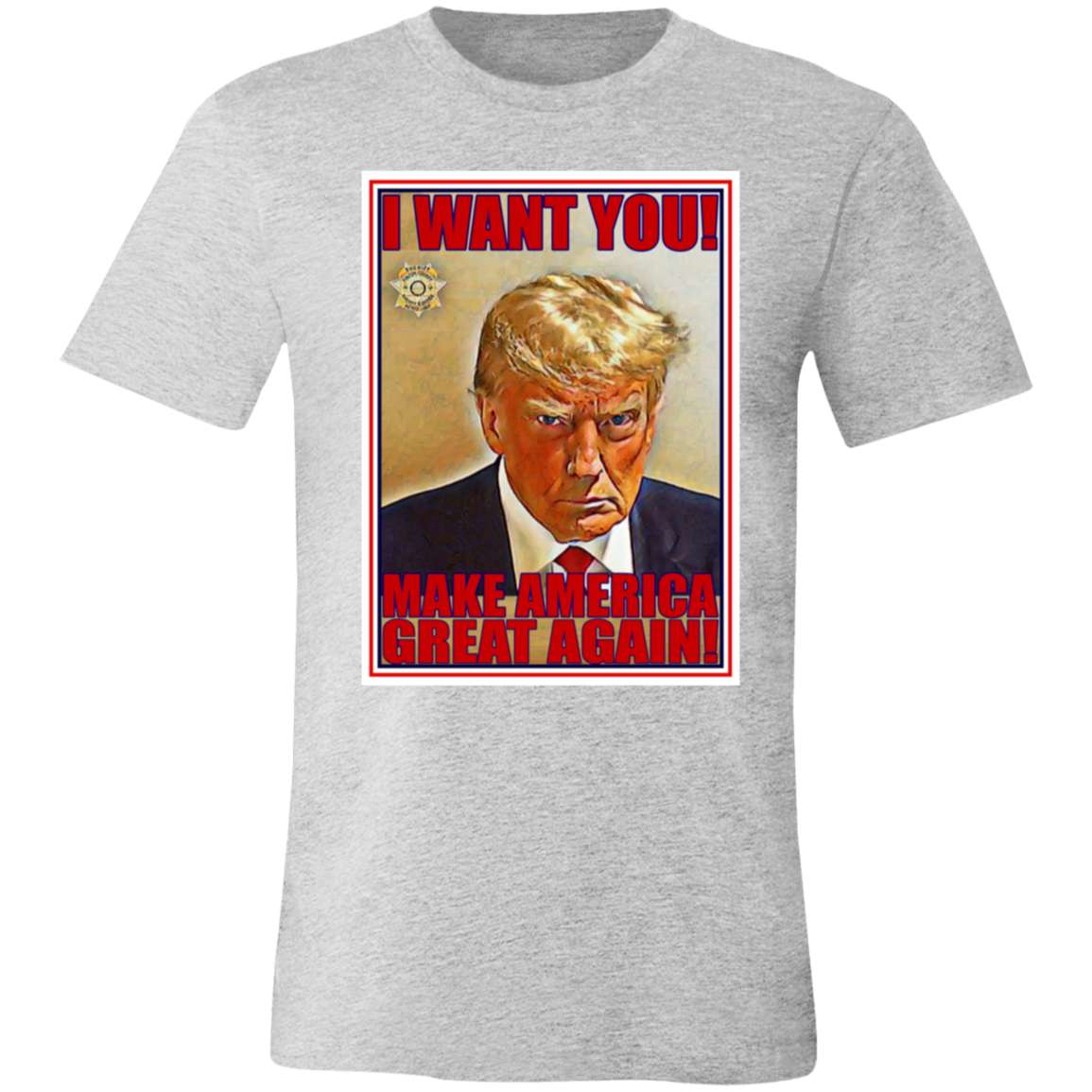 Trump I Want You Jersey Short-Sleeve T-Shirt