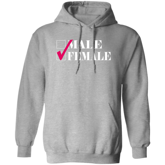 Woman Checkmark Pullover Hoodie