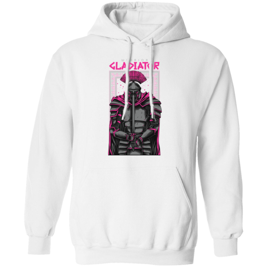Warrior Gladiator Pullover Hoodie - Hoodies White / M Real Domain Streetwear Real Domain Streetwear