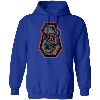 Skull Grave Gamer & Skater Pullover Hoodie - Hoodies Royal / M Real Domain Streetwear Real Domain Streetwear