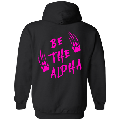 Be the Alpha Women's Pink Performance Pullover Hoodie - Hoodies White / M Real Domain Streetwear Real Domain Streetwear