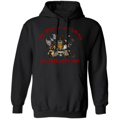 The Skulls of Our Enemies Are Dishwasher Safe Pullover Hoodie - Hoodies Black / M Real Domain Streetwear Real Domain Streetwear
