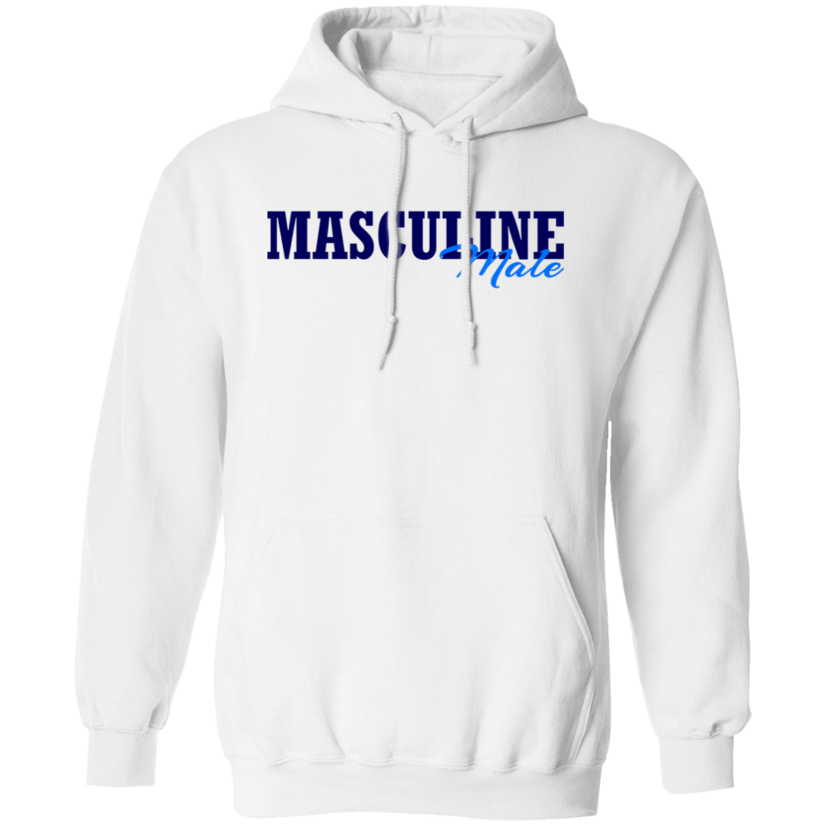 Masculine Male Pullover Hoodie - Sweatshirts White / S Real Domain Streetwear Real Domain Streetwear