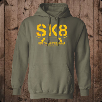 Real Domain Streetwear SK8 Pullover Hoodie