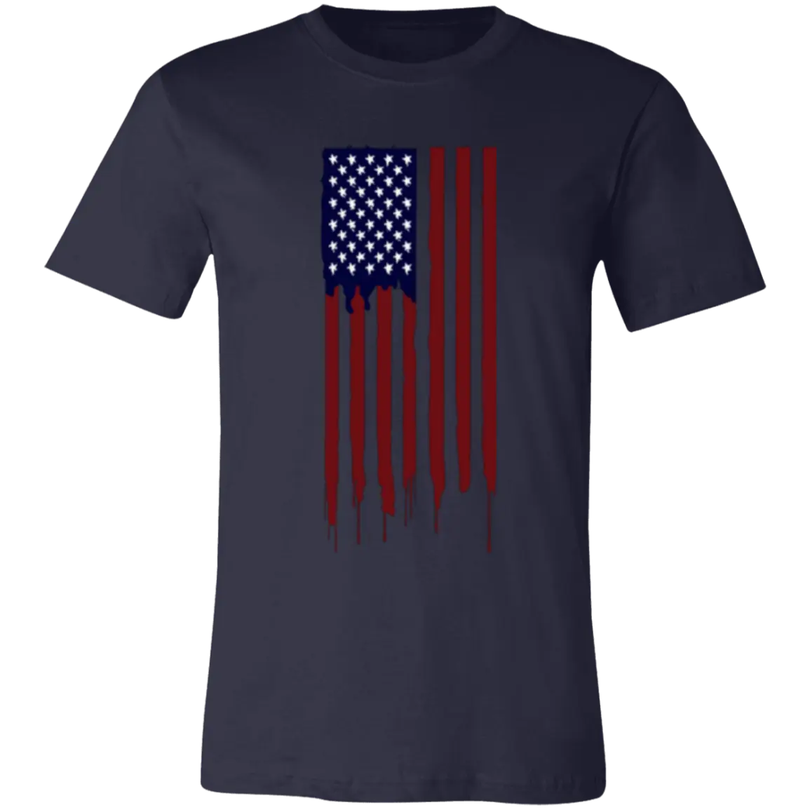 Hanging American Flag Jersey Short-Sleeve T-Shirt - Image #5
