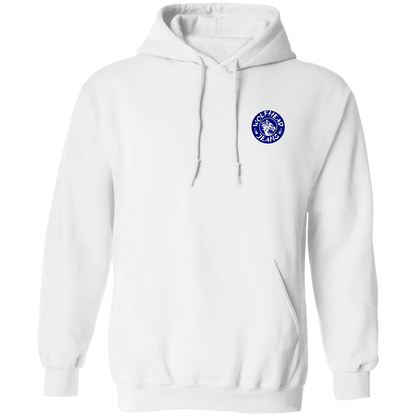 Be the Alpha Men's Blue Pullover Hoodie - Hoodies White / M Real Domain Streetwear Real Domain Streetwear