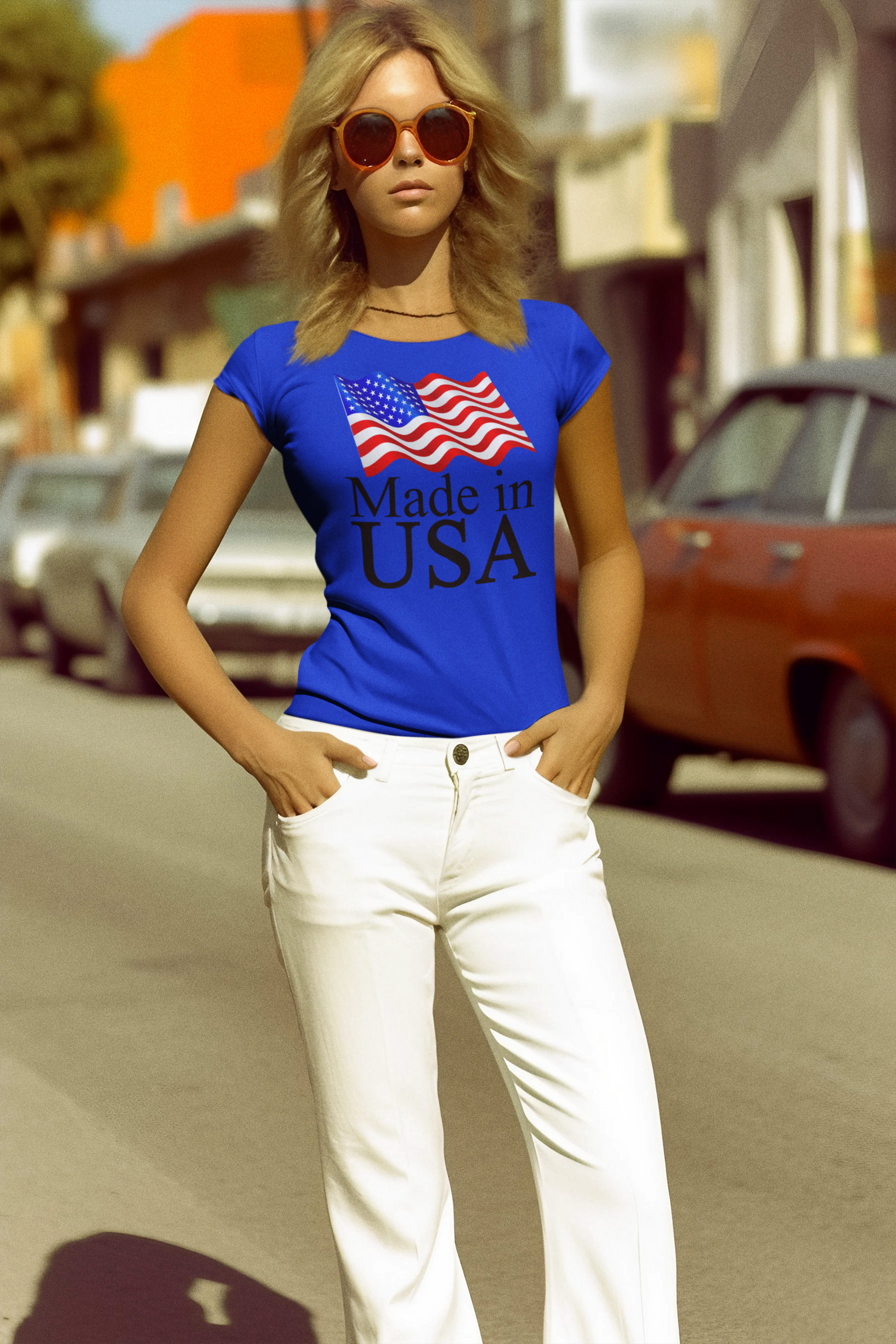 Made in USA Jersey Short-Sleeve T-Shirt - T-Shirts White / M Real Domain Streetwear Real Domain Streetwear