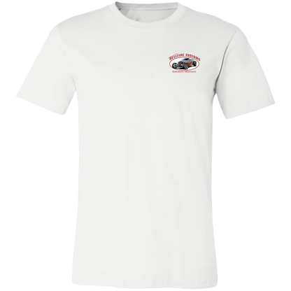 HellFire Customs Jersey Short-Sleeve T-Shirt - T-Shirts White / M Real Domain Streetwear Real Domain Streetwear