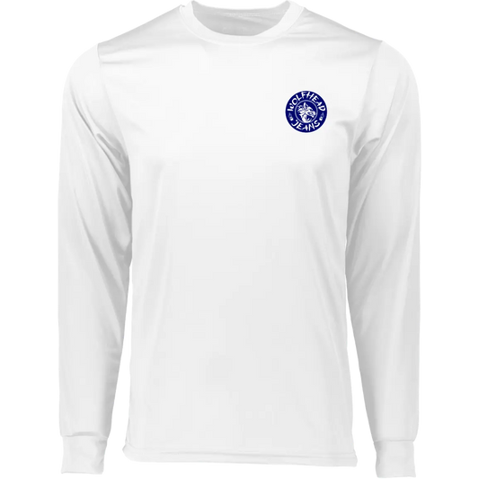 Be the Alpha Men's Blue High-Performance Long Sleeve Tee - T-Shirts White / M Real Domain Streetwear Real Domain Streetwear