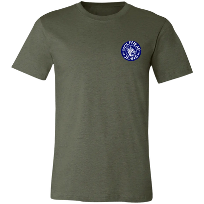 Be the Alpha Men's Blue Jersey Short-Sleeve T-Shirt - T-Shirts Heather Military Green / M Real Domain Streetwear Real Domain Streetwear