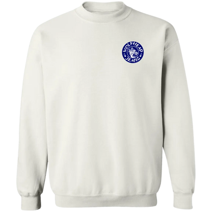 Be the Alpha Blue Crewneck Pullover Sweatshirt - Image #4