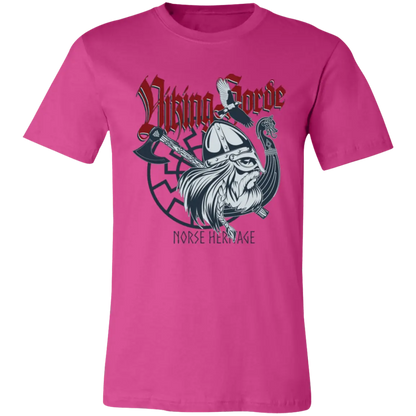 Viking Horde Jersey Short-Sleeve T-Shirt - T-Shirts Berry / S Real Domain Streetwear Real Domain Streetwear