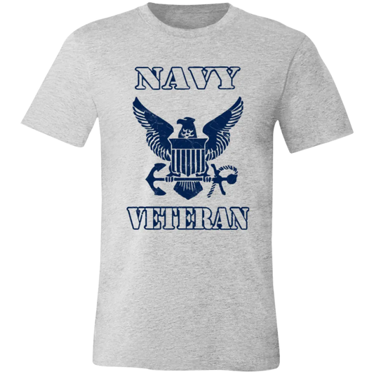 Navy Veteran Jersey Short-Sleeve T-Shirt - Image #1