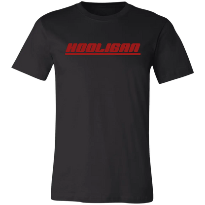 Hooligan Jersey Short-Sleeve T-Shirt - T-Shirts Black / S Real Domain Streetwear Real Domain Streetwear