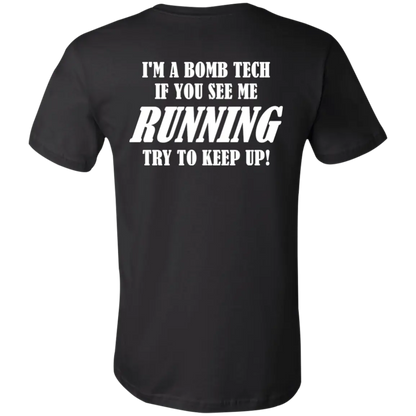 I'm A Bomb Tech... Jersey Short-Sleeve T-Shirt - T-Shirts Black / M Real Domain Streetwear Real Domain Streetwear