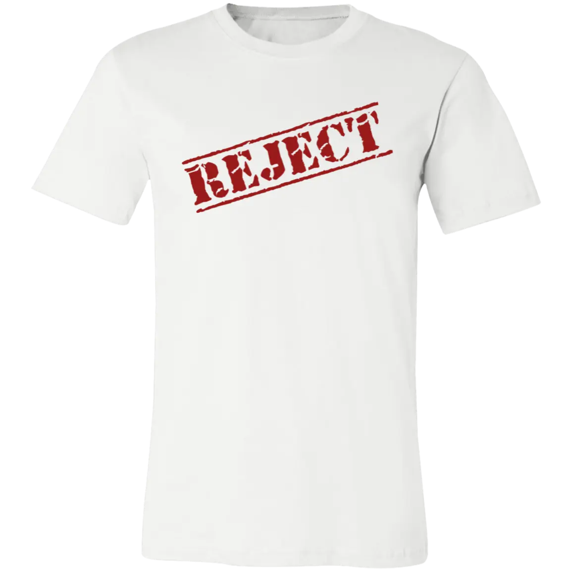 Reject Jersey Short-Sleeve T-Shirt - T-Shirts White / S Real Domain Streetwear Real Domain Streetwear