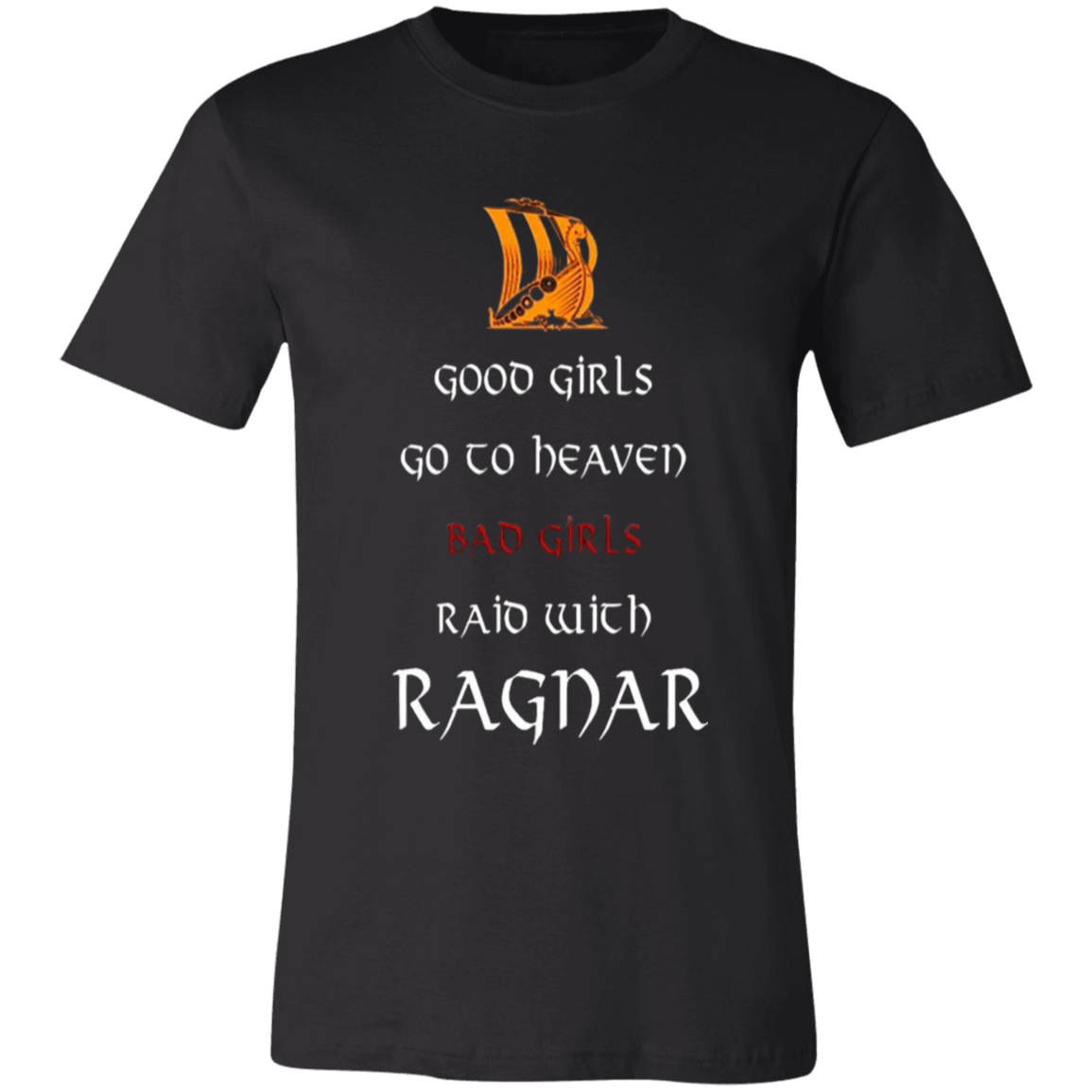 Bad Girls Raid with Ragnar Jersey Short-Sleeve T-Shirt - T-Shirts Real Domain Streetwear Real Domain Streetwear