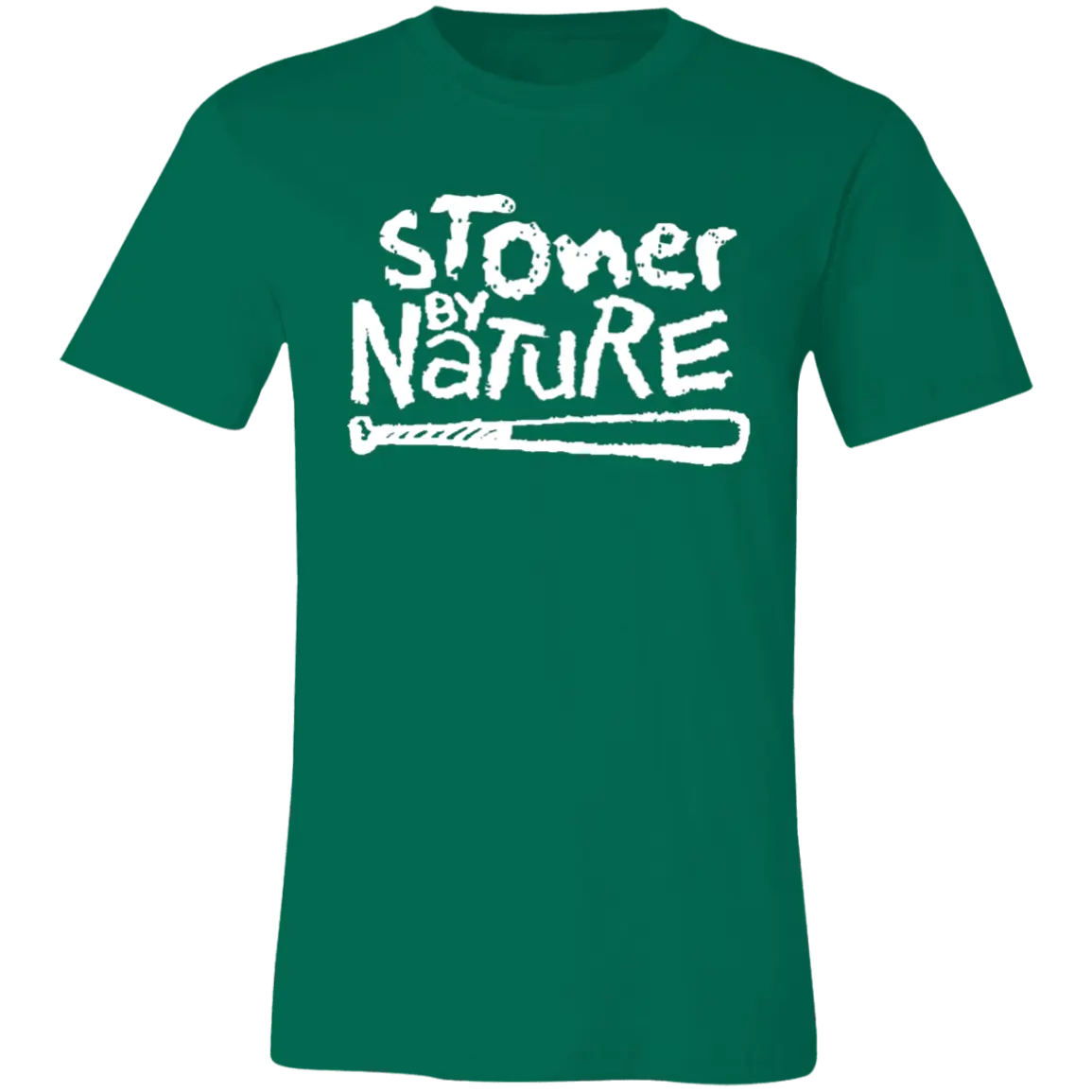 Stoner By Nature Jersey Short-Sleeve T-Shirt - T-Shirts Kelly / S Real Domain Streetwear Real Domain Streetwear