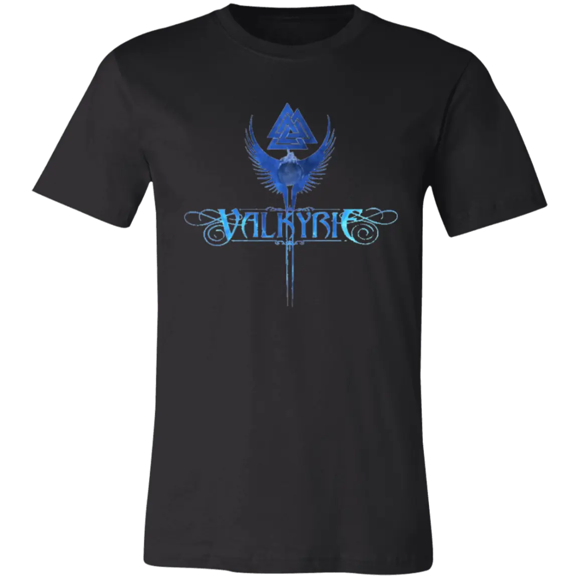 Valkyrie Jersey Short-Sleeve T-Shirt - T-Shirts Black / S Real Domain Streetwear Real Domain Streetwear