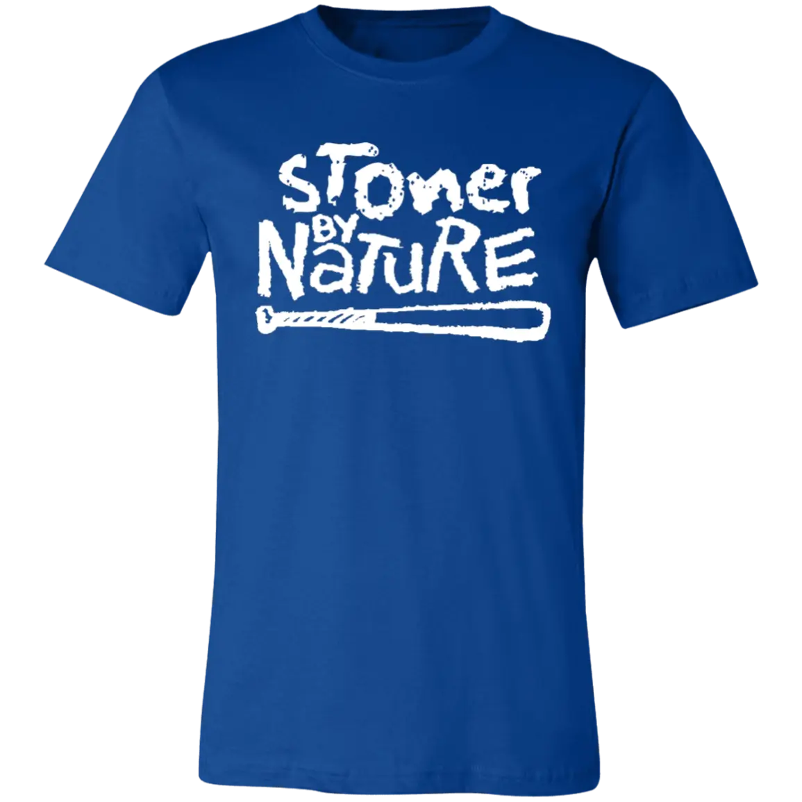 Stoner By Nature Jersey Short-Sleeve T-Shirt - T-Shirts True Royal / S Real Domain Streetwear Real Domain Streetwear