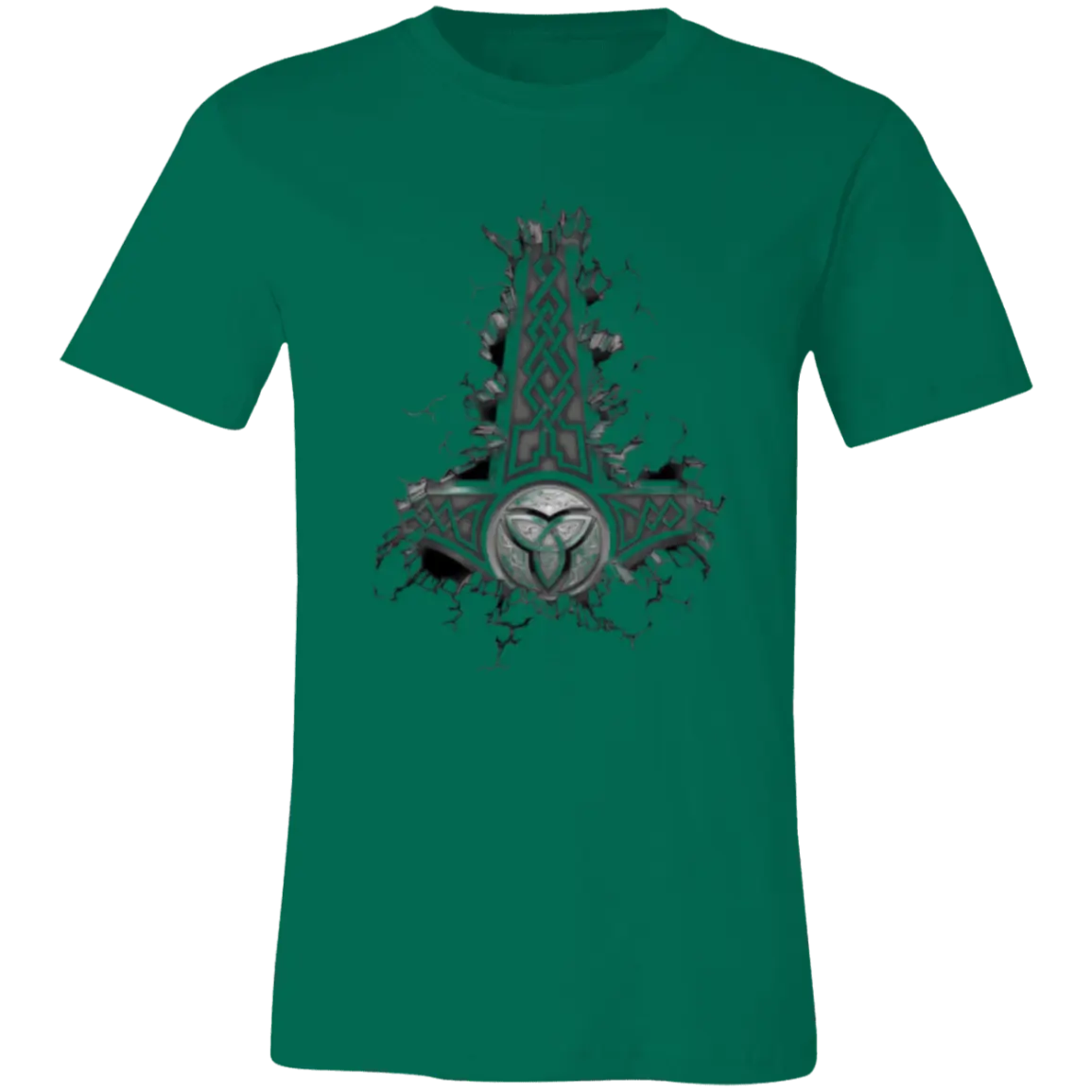 Mjölnir Jersey Short-Sleeve T-Shirt - T-Shirts Kelly / M Real Domain Streetwear Real Domain Streetwear
